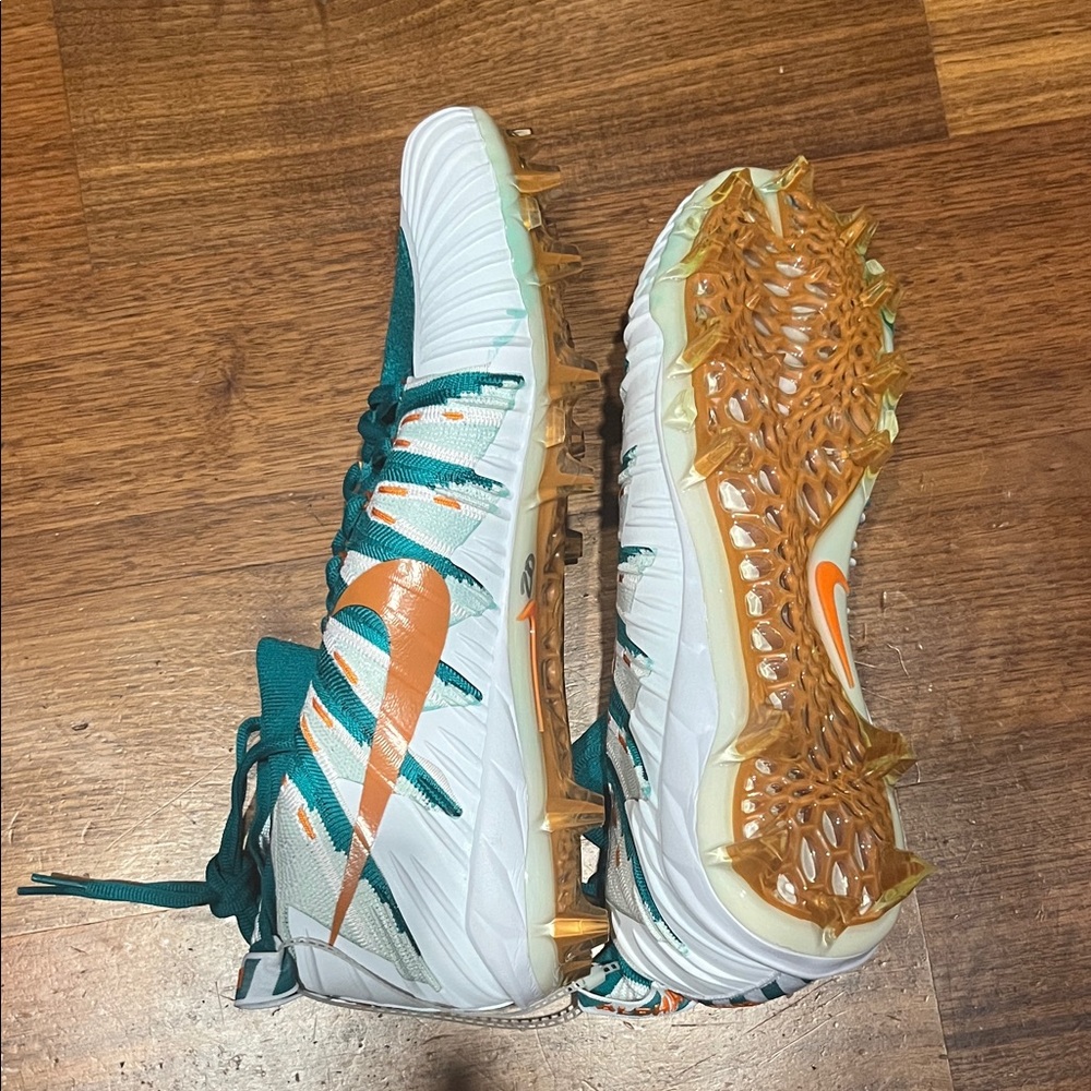 Alpha Menace Elite Flyknit 'Miami Dolphins’ Cleats